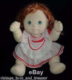 Vintage 1985 Mattel My Child Doll Red Hair Baby Girl Stuffed Animal Plush Toy