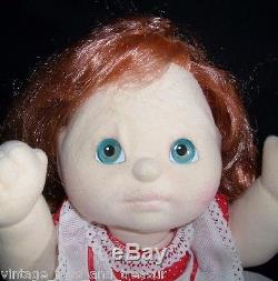 Vintage 1985 Mattel My Child Doll Red Hair Baby Girl Stuffed Animal Plush Toy