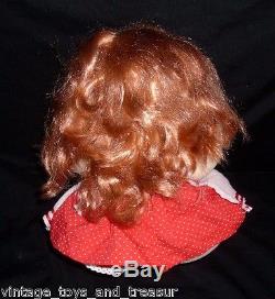 Vintage 1985 Mattel My Child Doll Red Hair Baby Girl Stuffed Animal Plush Toy