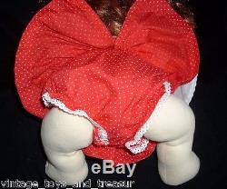 Vintage 1985 Mattel My Child Doll Red Hair Baby Girl Stuffed Animal Plush Toy