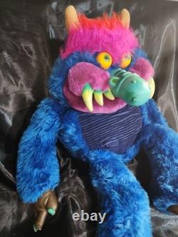 Vintage 1985 My Pet Monster Plush AmToy Big 24 Original Stuffed Animal No Cuffs
