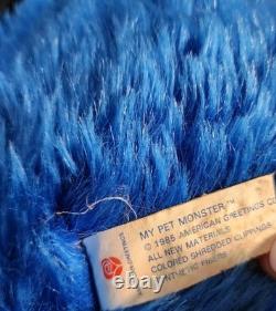 Vintage 1985 My Pet Monster Plush AmToy Big 24 Original Stuffed Animal No Cuffs