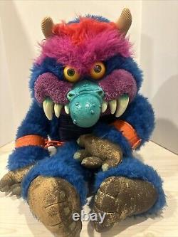 Vintage 1985 My Pet Monster Plush AmToy Big 24 Original Stuffed Animal withCuffs