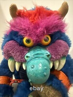 Vintage 1985 My Pet Monster Plush AmToy Big 24 Original Stuffed Animal withCuffs