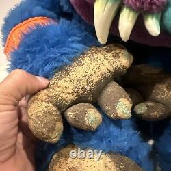 Vintage 1985 My Pet Monster Plush AmToy Big 24 Original Stuffed Animal withCuffs