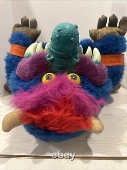 Vintage 1985 My Pet Monster Plush AmToy Big 24 Original Stuffed Animal withCuffs