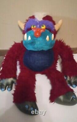 Vintage 1986 Amtoy My Pet Football Monster 24 Plush Stuffed Animal Toy Big READ