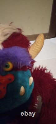 Vintage 1986 Amtoy My Pet Football Monster 24 Plush Stuffed Animal Toy Big READ