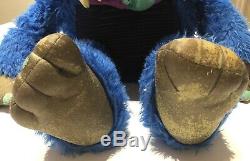 Vintage 1986 Amtoy My Pet Monster Large Plush Stuffed Animal 25 No Handcuffs