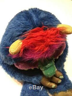 Vintage 1986 Amtoy My Pet Monster Large Plush Stuffed Animal 25 No Handcuffs