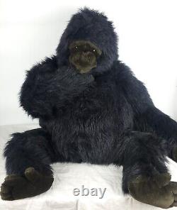 Vintage 1986 Dakin Gorilla Koko 26 Plush Realistic Animal Gorilla Foundation