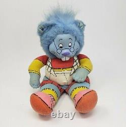 Vintage 1986 Hallmark Zoobilee Zoo Blue Bill Der Beaver Stuffed Animal Plush Toy