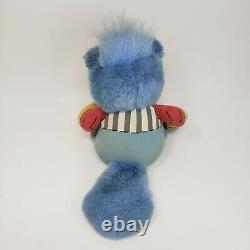 Vintage 1986 Hallmark Zoobilee Zoo Blue Bill Der Beaver Stuffed Animal Plush Toy