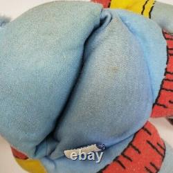 Vintage 1986 Hallmark Zoobilee Zoo Blue Bill Der Beaver Stuffed Animal Plush Toy