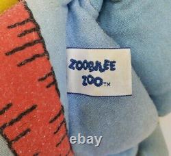 Vintage 1986 Hallmark Zoobilee Zoo Blue Bill Der Beaver Stuffed Animal Plush Toy