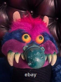 Vintage 1986 My Pet Monster AmToy Big Plush Original With Cuffs