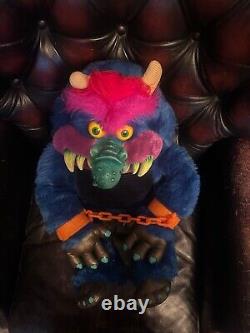 Vintage 1986 My Pet Monster AmToy Big Plush Original With Cuffs