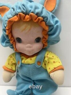 Vintage 1986 Playskool Baby Jammie Pies Doll Pajamas Boy Stuffed Animal Plush