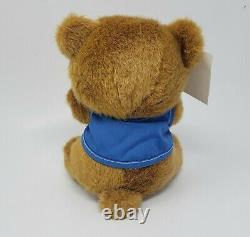 Vintage 1986 Sanrio Melody Friend Musical Brown Teddy Bear Stuffed Animal Plush