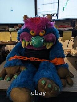 Vintage 1986 my pet monster plush toy 24 One Set Of Cuffs