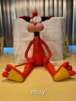 Vintage 1987 Bill The Cat Plush Stuffed Animal Bloom County Dakin