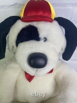 Vintage 1987 Dakin Dog Puppy Stuffed Animal Plush Toy Propeller Helicopter Hat