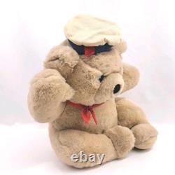 Vintage 1987 Francesca Hoerlein Jacques Bear With Hat Stuffed Animal Plush