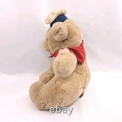Vintage 1987 Francesca Hoerlein Jacques Bear With Hat Stuffed Animal Plush