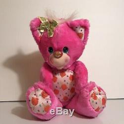 Vintage 1991 Hallmark Party Yum Yums Candy Apple Kitty Pink Scented Plush Kenner