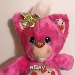 Vintage 1991 Hallmark Party Yum Yums Candy Apple Kitty Pink Scented Plush Kenner