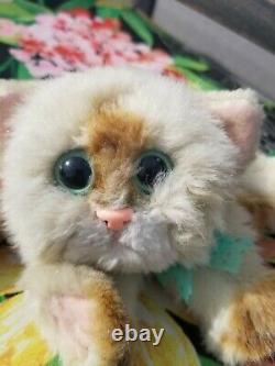 Vintage 1992 TYCO Kitty Kitty Kittens Plush Purring Cat Siamese Cream Rare