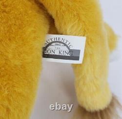 Vintage 1993 Disney Mattel Laying Simba Lion King Stuffed Animal Plush Toy W Tag