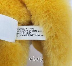 Vintage 1993 Disney Mattel Laying Simba Lion King Stuffed Animal Plush Toy W Tag