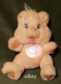 Vintage 1995 Fantasy Ltd Pink Twinkle Bears Teddy Bear Stuffed Animal Plush Toy