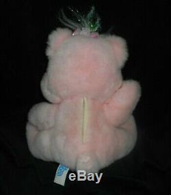 Vintage 1995 Fantasy Ltd Pink Twinkle Bears Teddy Bear Stuffed Animal Plush Toy