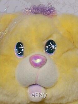 Vintage 1995 Fantasy Ltd. Twinkle Bears Yellow Plush Works Lights Up 9