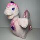 Vintage 1995 Happy Ness Secret Of The Loch Pink Dragon Stuffed Animal Plush