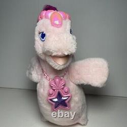 Vintage 1995 Happy Ness Secret Of The Loch Pink Dragon Stuffed Animal Plush