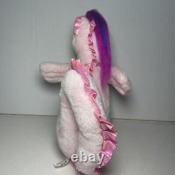 Vintage 1995 Happy Ness Secret Of The Loch Pink Dragon Stuffed Animal Plush