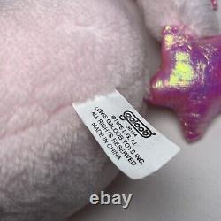 Vintage 1995 Happy Ness Secret Of The Loch Pink Dragon Stuffed Animal Plush