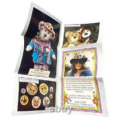 Vintage 1995 Jewel Lewis Mr Sheepfarmer Stuffed Animal Teddy Bear Plush Toy OOAK