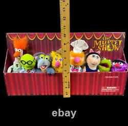Vintage 2004 Sababa Toys The Muppet Show Mini Plush Set of 8 Brand New In Box