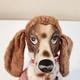 Vintage 50s Rushton Rubber Face Dog Stuffed Animal Plush Toy Basset Hound