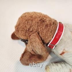 Vintage 50s Rushton Rubber Face Dog Stuffed Animal Plush Toy Basset Hound