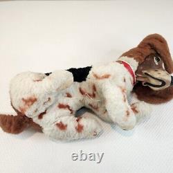Vintage 50s Rushton Rubber Face Dog Stuffed Animal Plush Toy Basset Hound