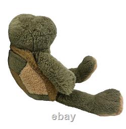 Vintage 90s Plush Turtle Tortoise Manhattan Toy Company Stuffed Animal 1991