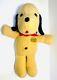 Vintage Animal Fair Henry The Dog Plush 1971 Stuffed Animal Yellow Black Ear 13