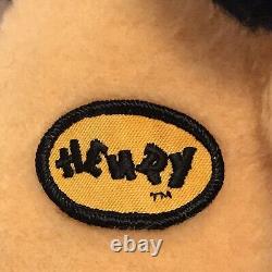 Vintage Animal Fair TALKING Henry the Dog Stuffed Animal Plush 16 Rare