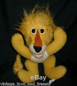 Vintage Animal Fair Yellow Leo Leroy The Lion Stuffed Plush Toy Henry's Friend