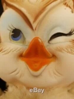 Vintage/Antique Rubber Face Rushton Star Creation OWL Plush Toy